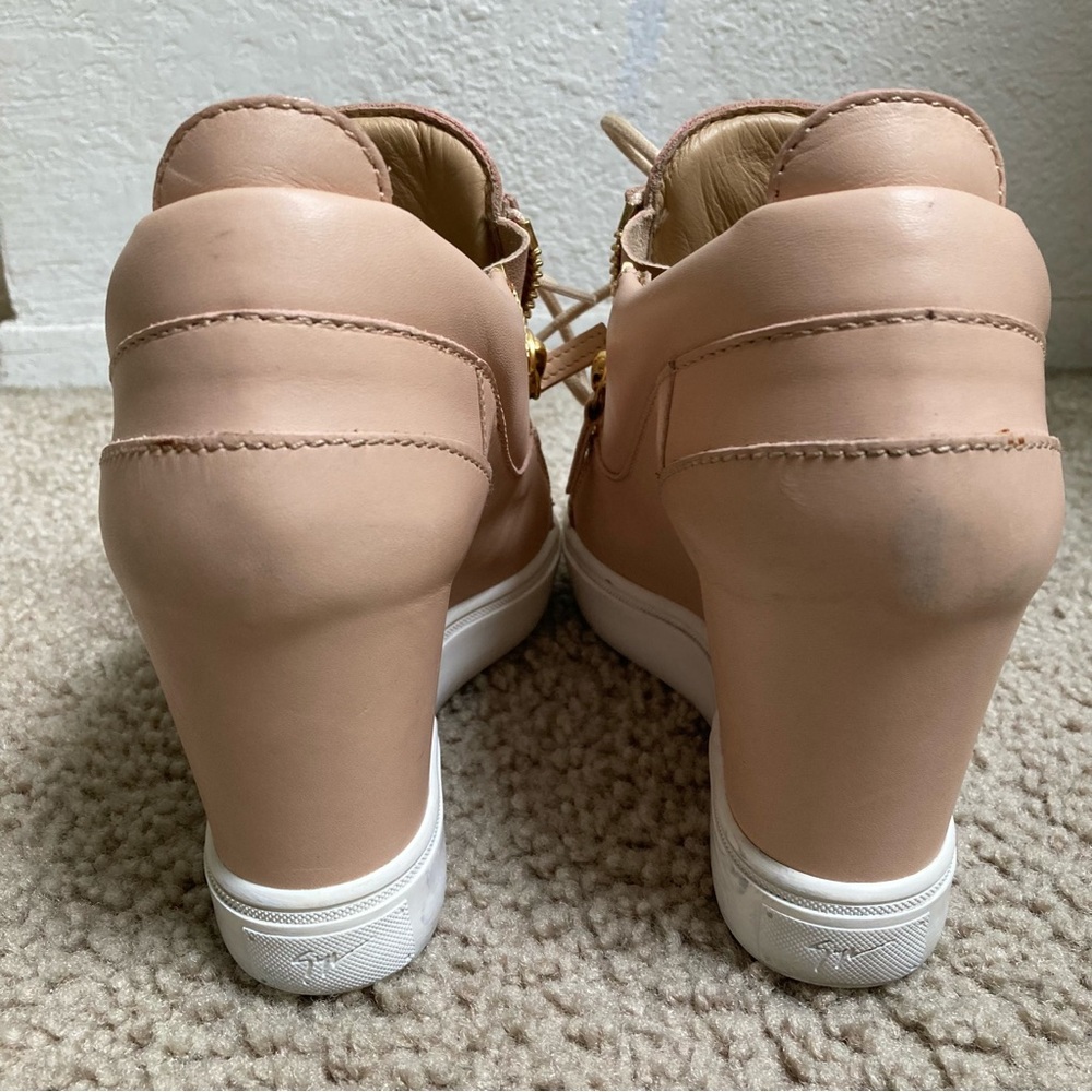 Giuseppe Zanotti Lorenz Zip Front Platform Wedge Sneaker - Picture 6 of 13